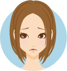 困った女性