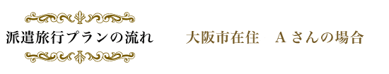 派遣旅行プランの流れ